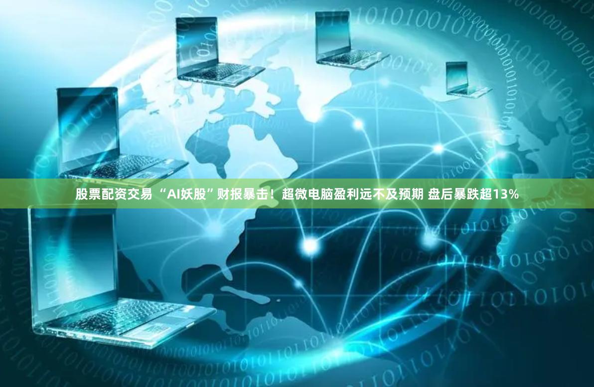 股票配资交易 “AI妖股”财报暴击！超微电脑盈利远不及预期 盘后暴跌超13%