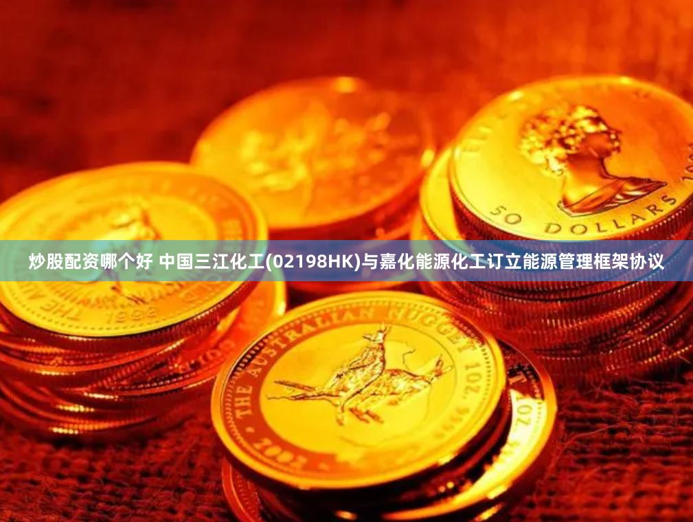 炒股配资哪个好 中国三江化工(02198HK)与嘉化能源化工订立能源管理框架协议