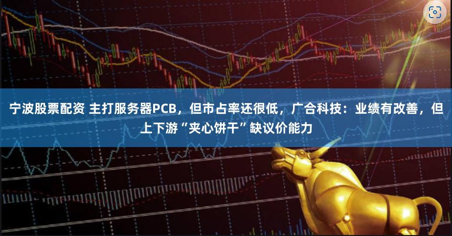 宁波股票配资 主打服务器PCB，但市占率还很低，广合科技：业绩有改善，但上下游“夹心饼干”缺议价能力